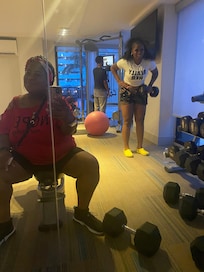 The fitness room is the phenomenal