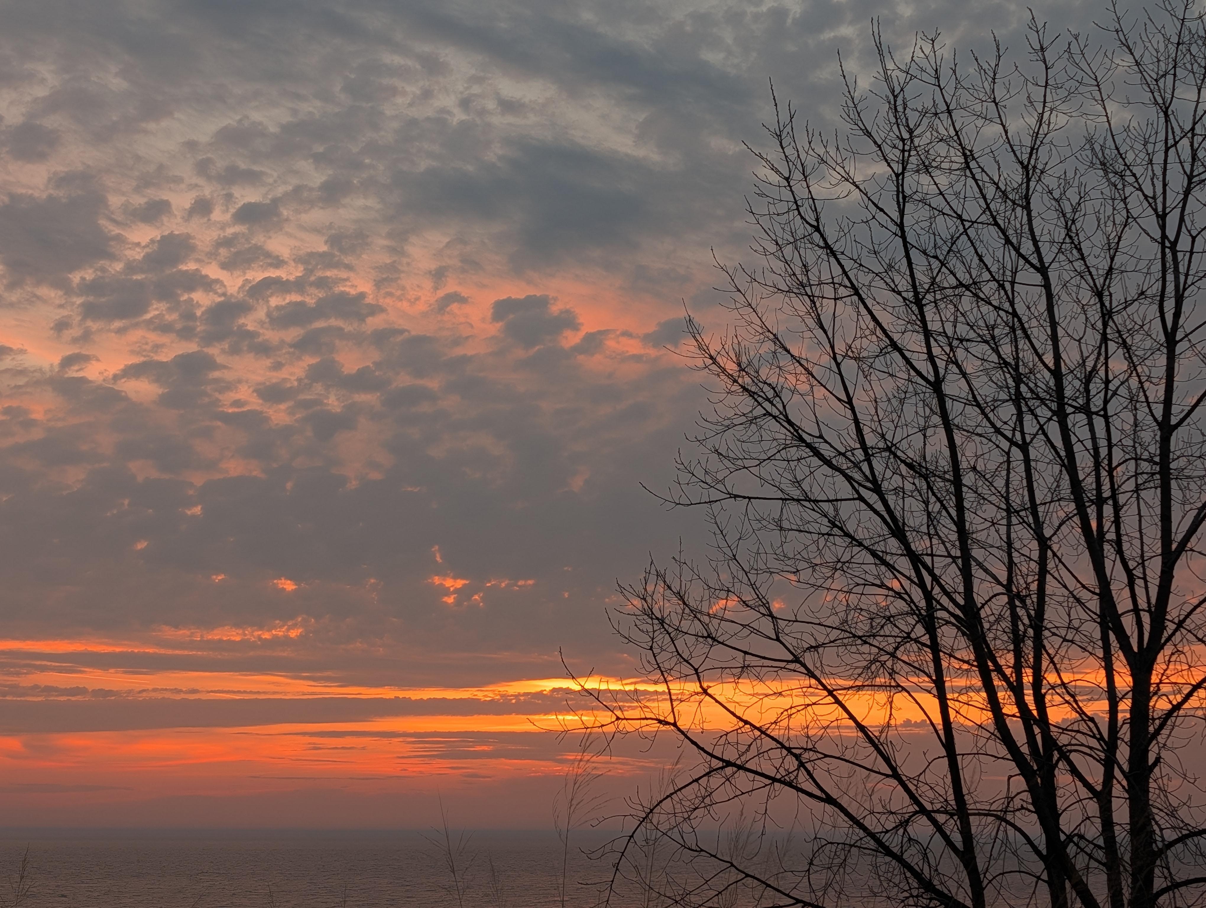 Lake Michigan Sunset at Oval Beach