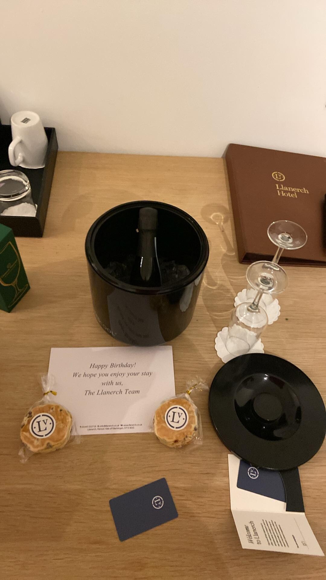 Welcome for the birthday boy