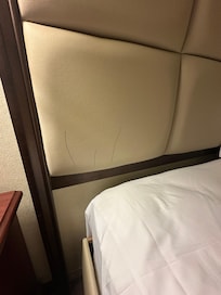 Pen marks on headboards