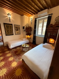 The extra bedroom