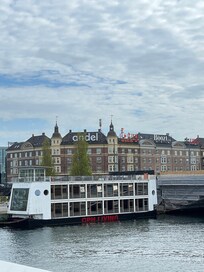Bridge view to the hotel