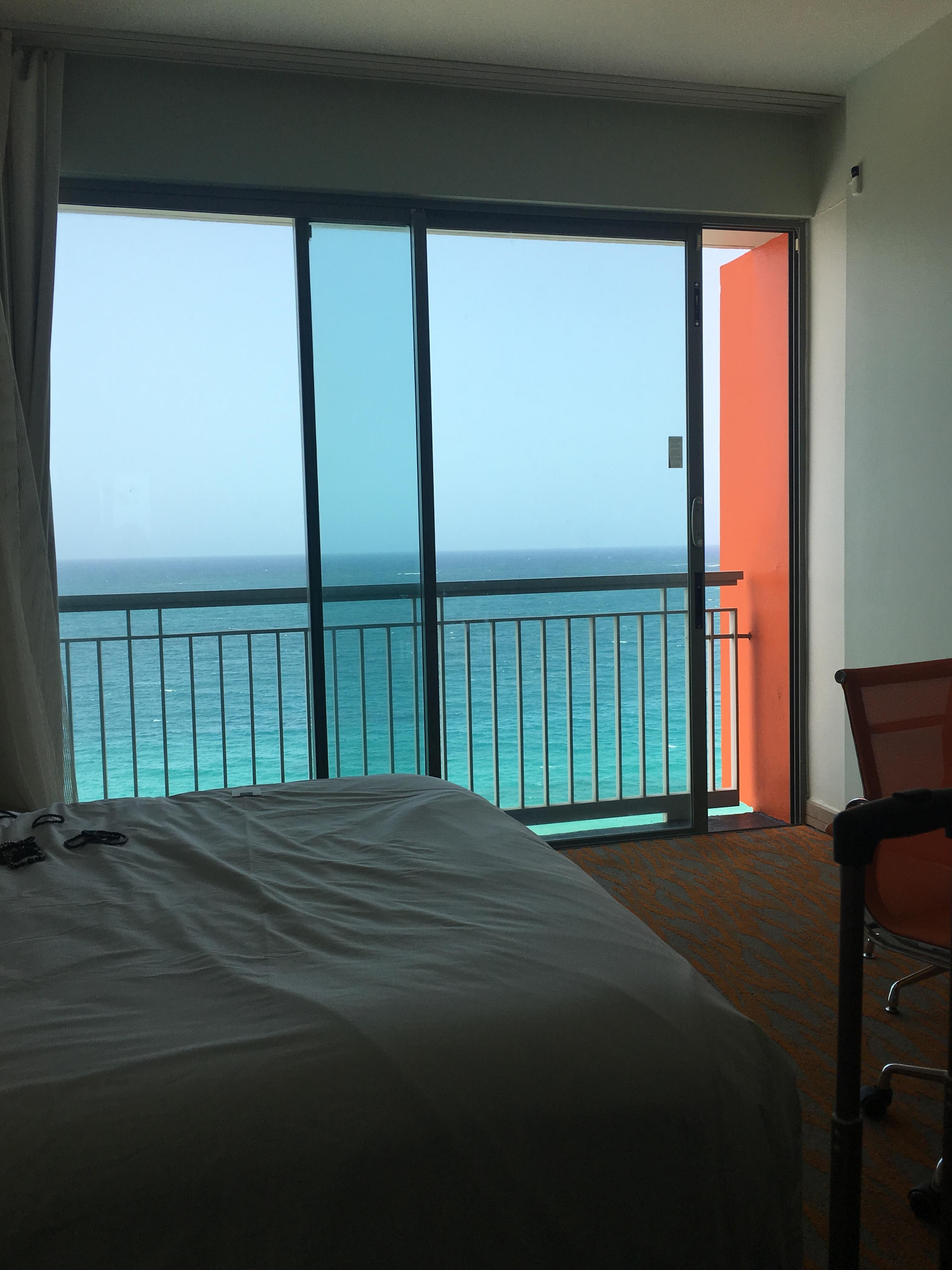 view from oceanfront room 8th floor
