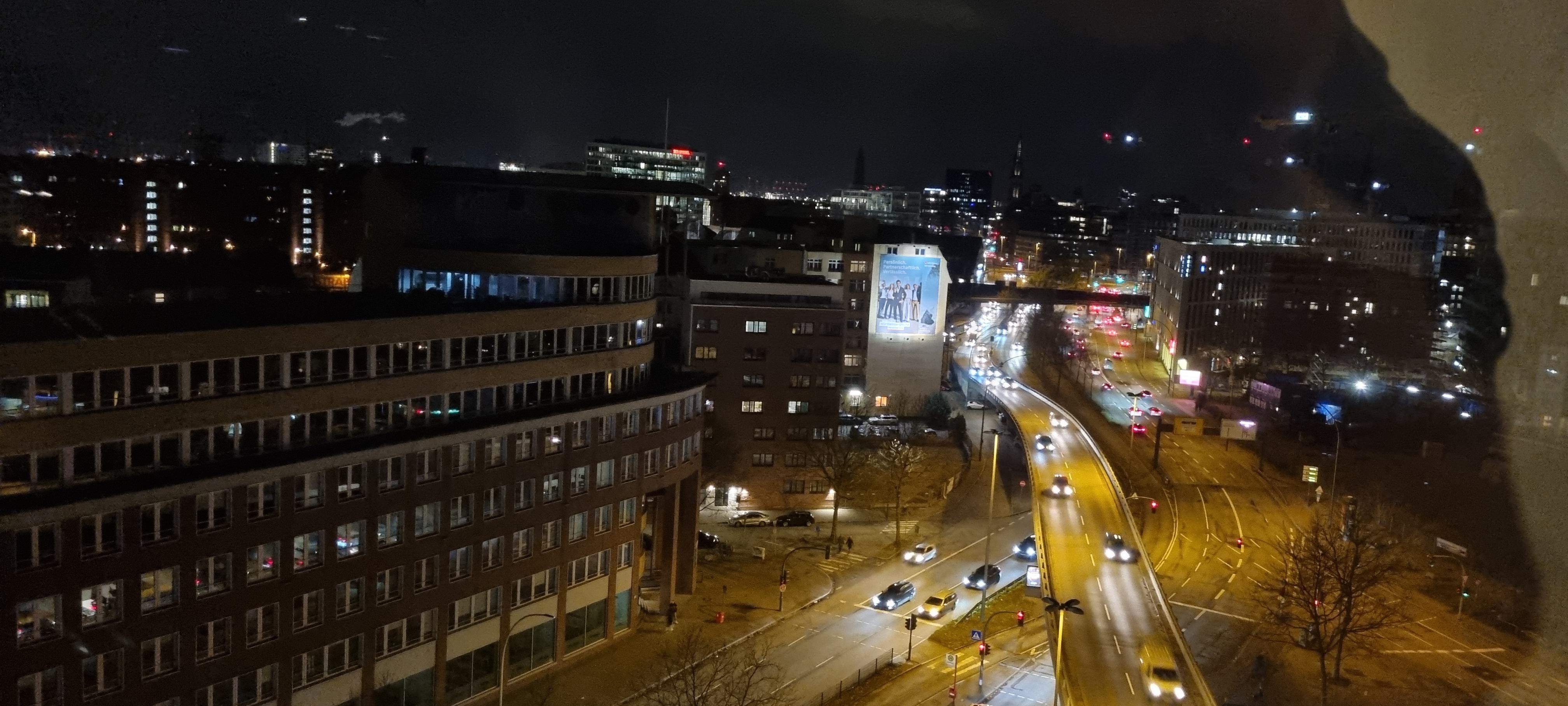 Night view from room 911
