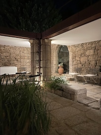 Gårdhave, super hyggelig til en drink