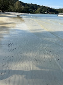 white sand beach