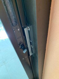You could pull the door open even when it’s locked
