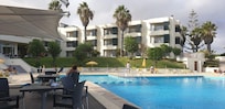 From the pool