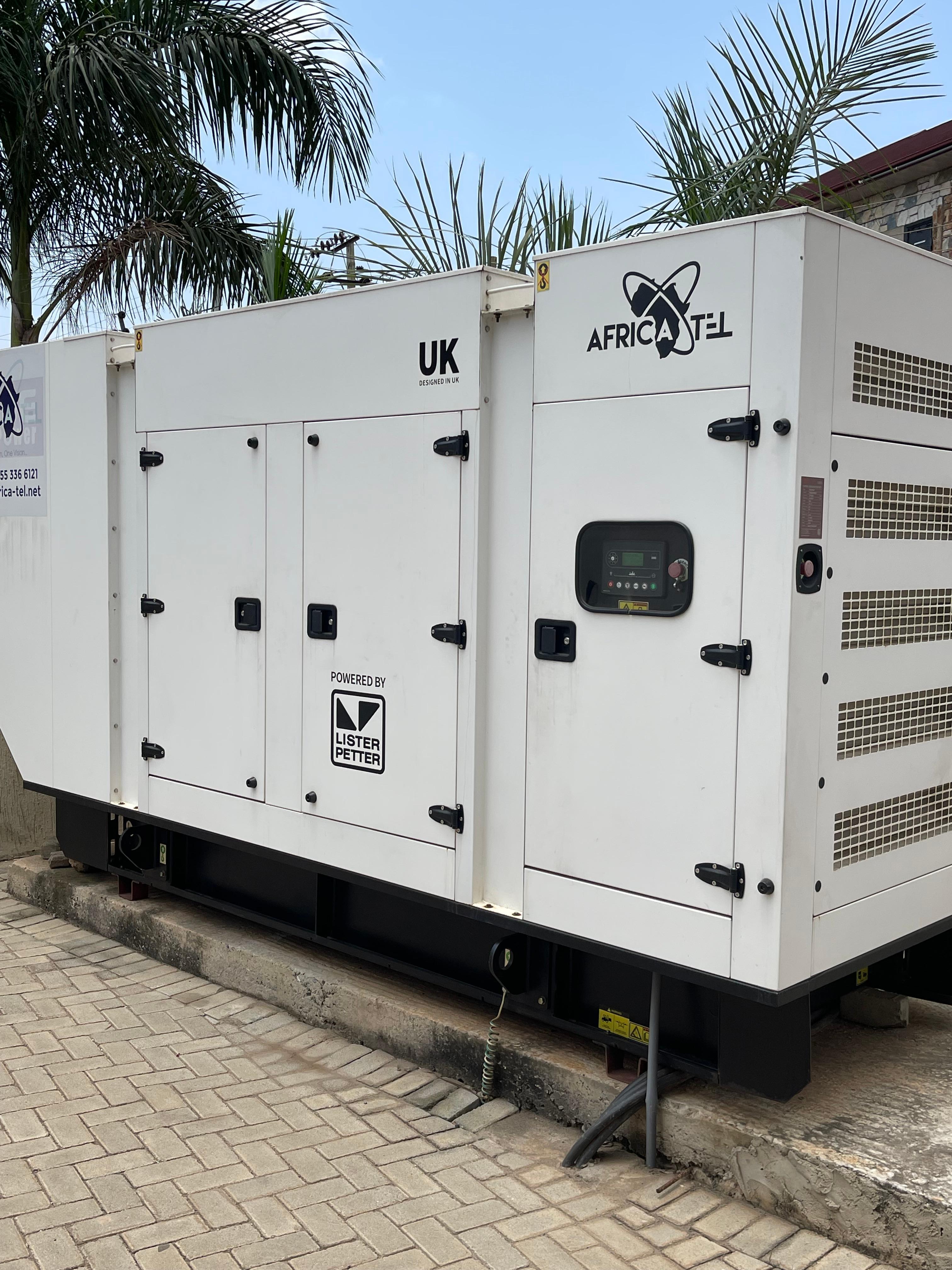 Mayama back up power supply in case of rare outages in Ghana 