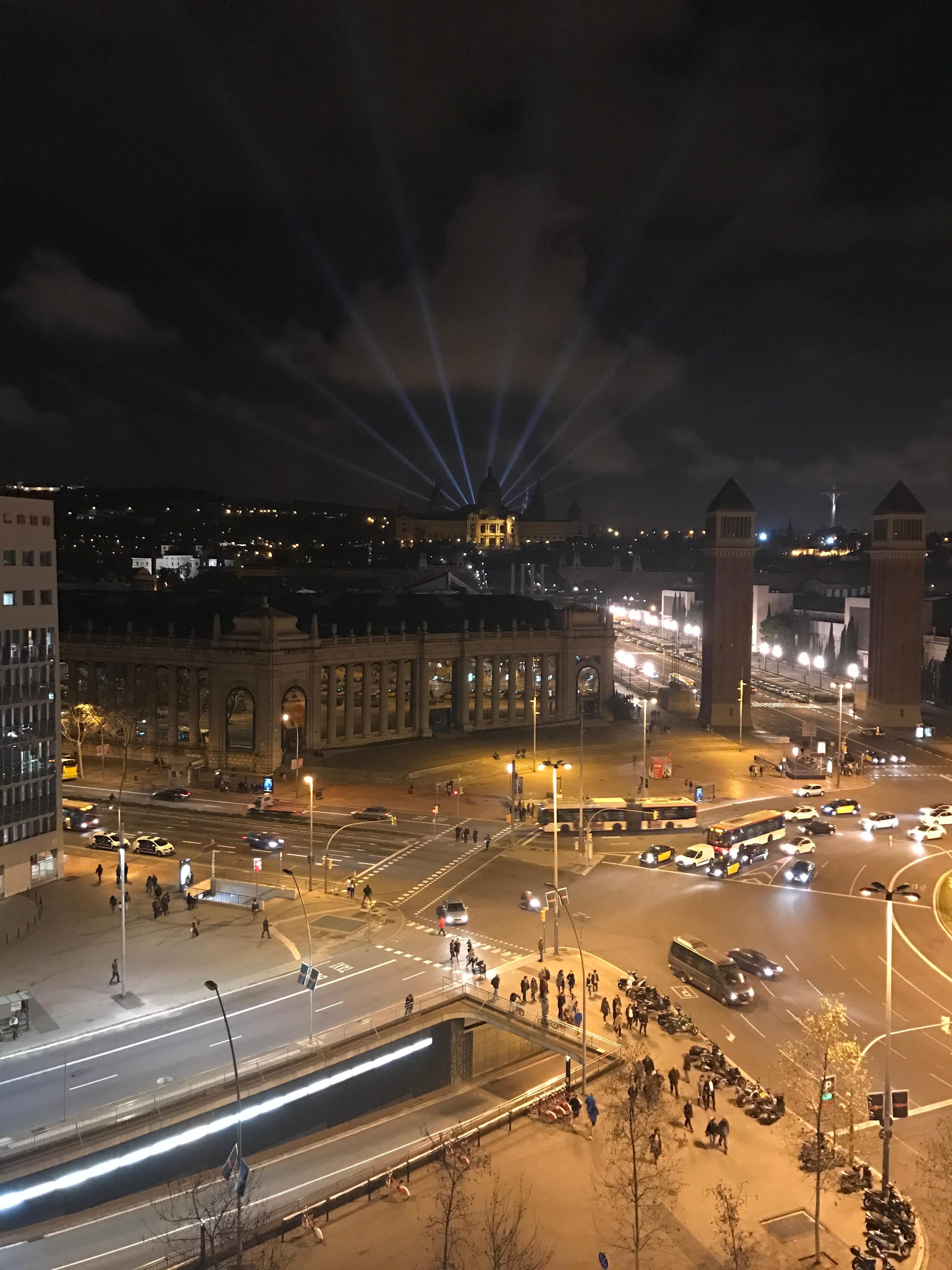 View from a restaurant from the malll