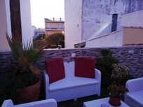 Dejlig fælles tagterrasse