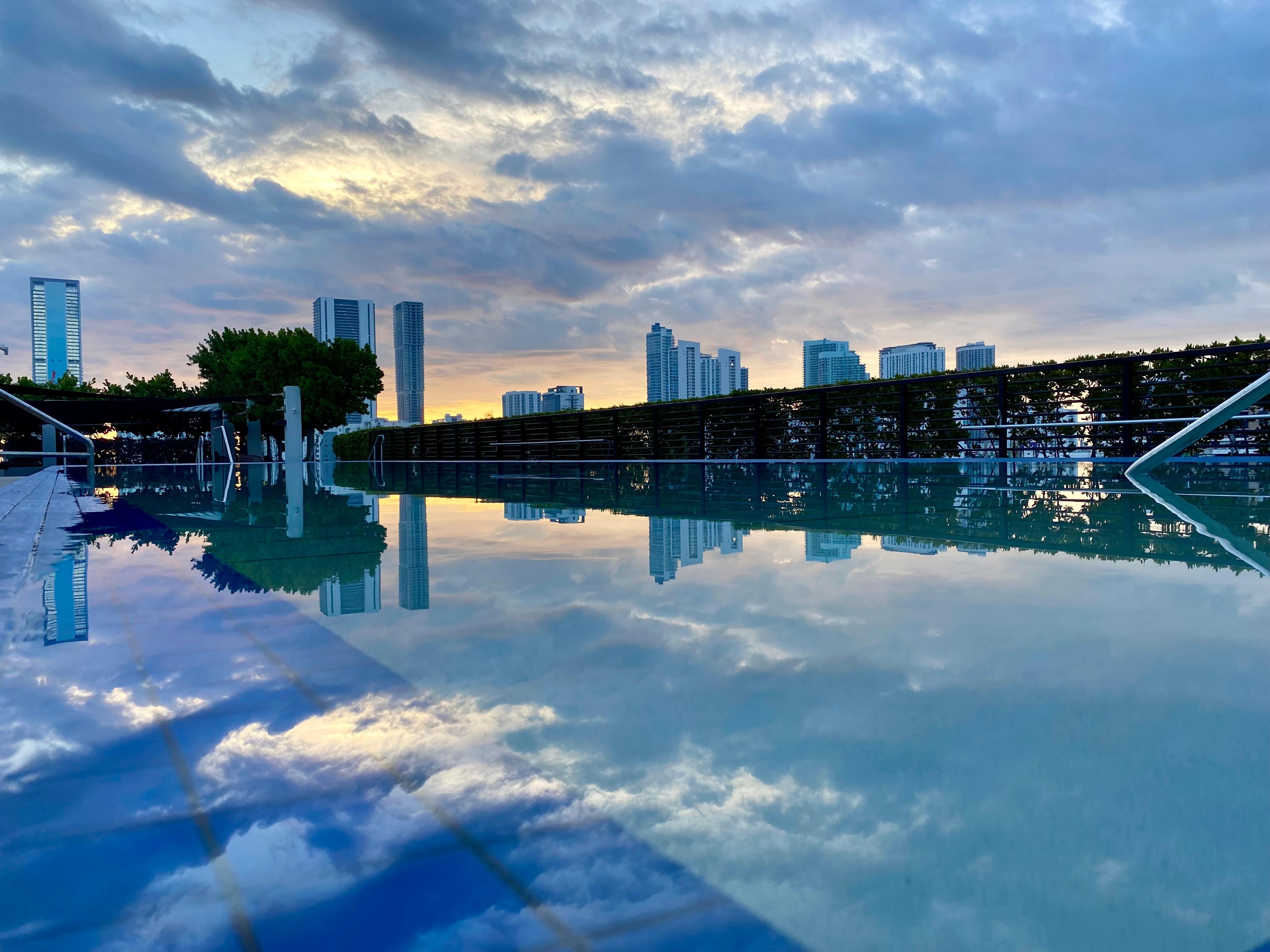 Rooftop pool
