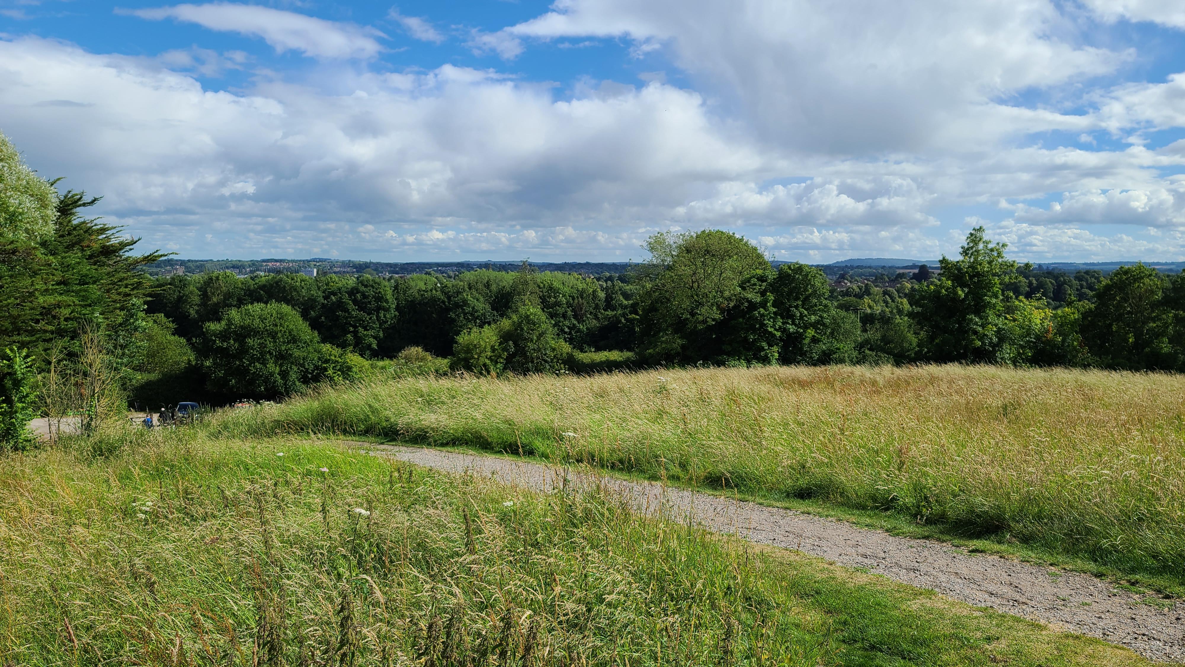 View from Donnington castle.