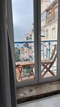 La vista del balcón de nuestra habitación ! Inmejorable !