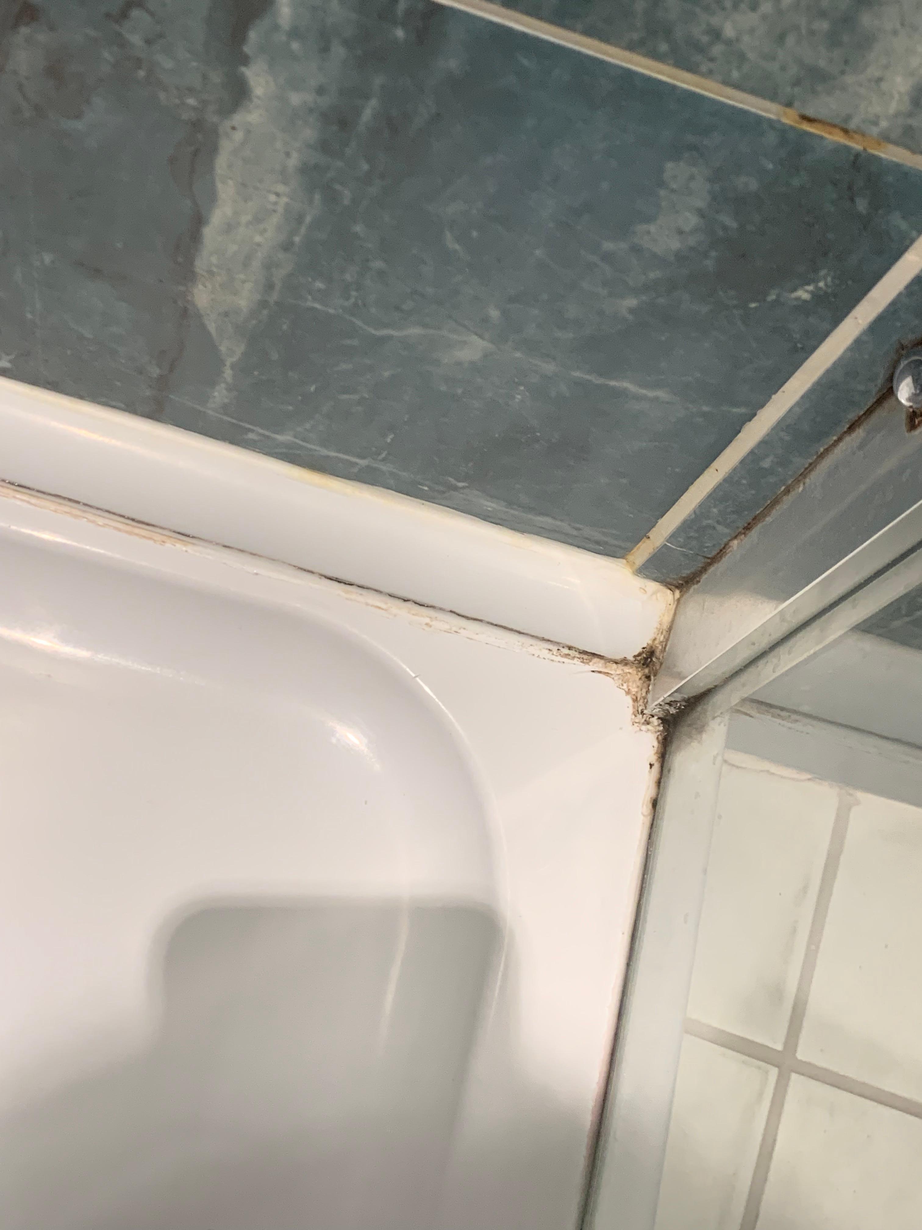 Bathroom grouting mouldy