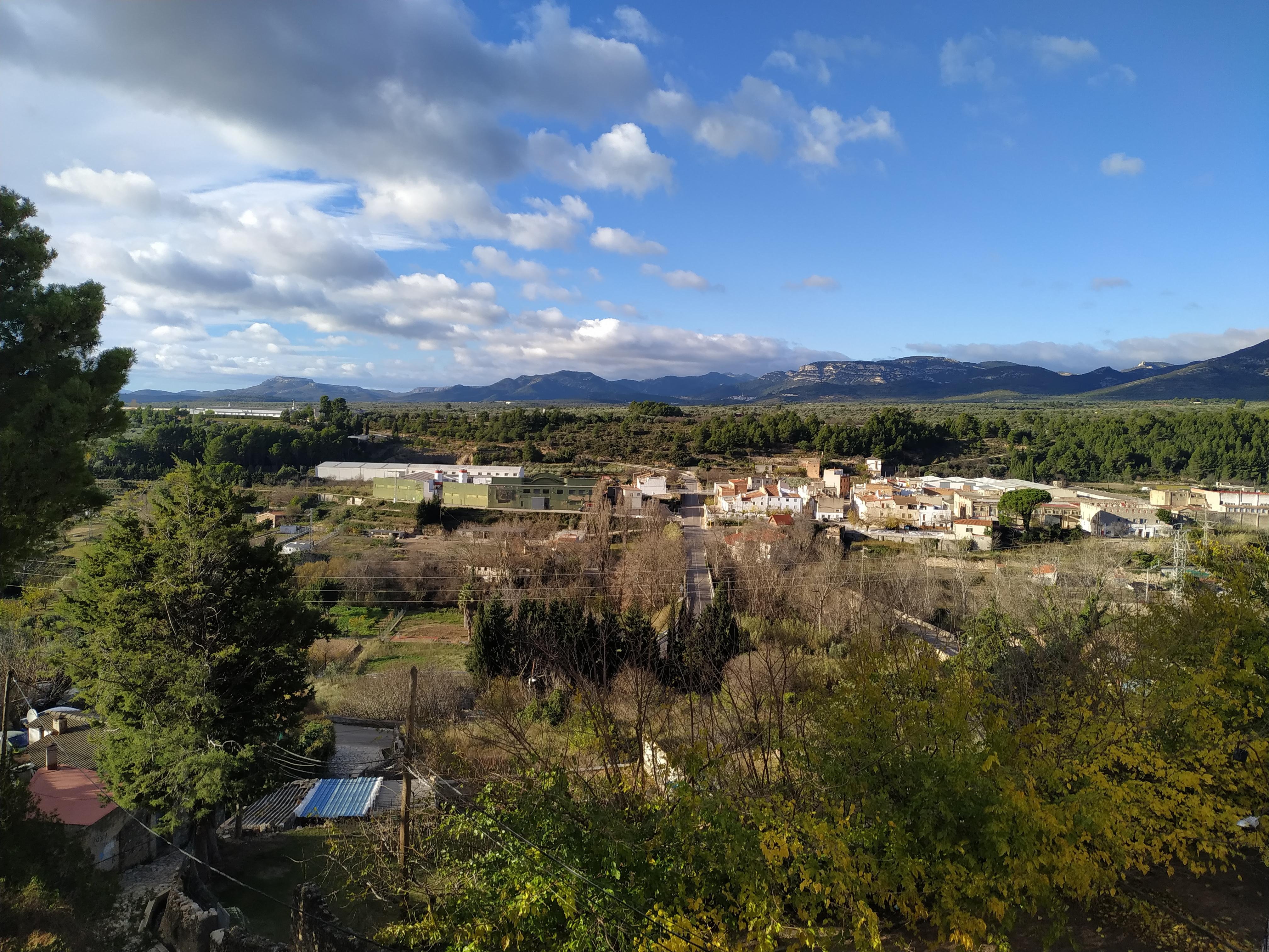 Vistas desde el mirador de La Senia.