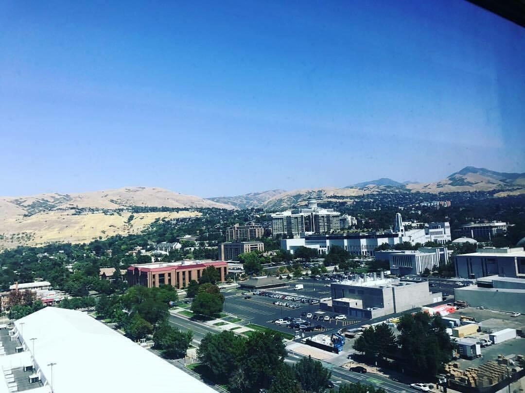 View from our room..