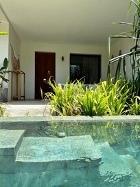 Outside view of the pool acccess too