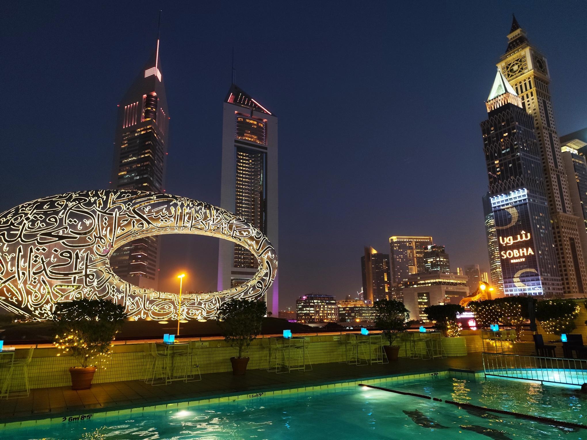 View from the pool
