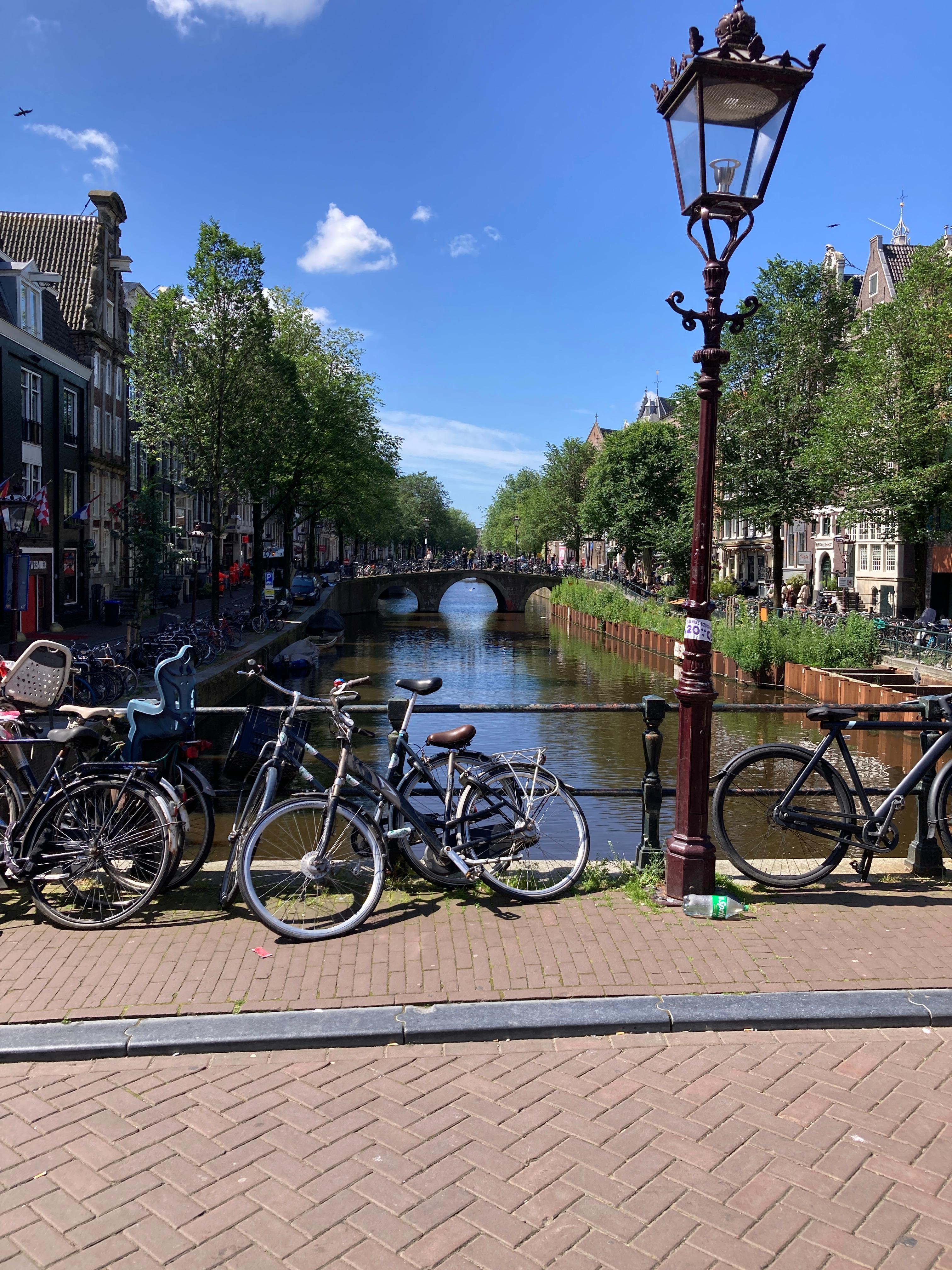 Canal in front of hotel