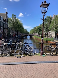 Canal in front of hotel