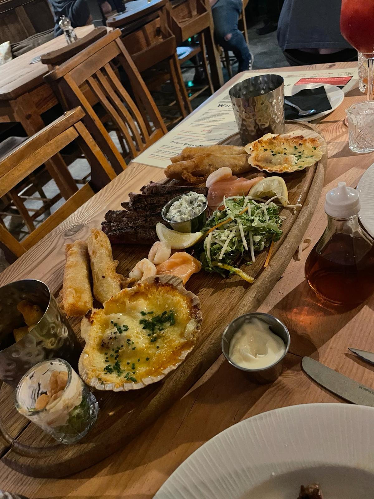 Surf & Turf sharing platter