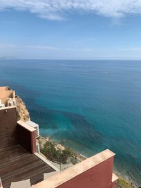 Udsigten fra vores terrasse