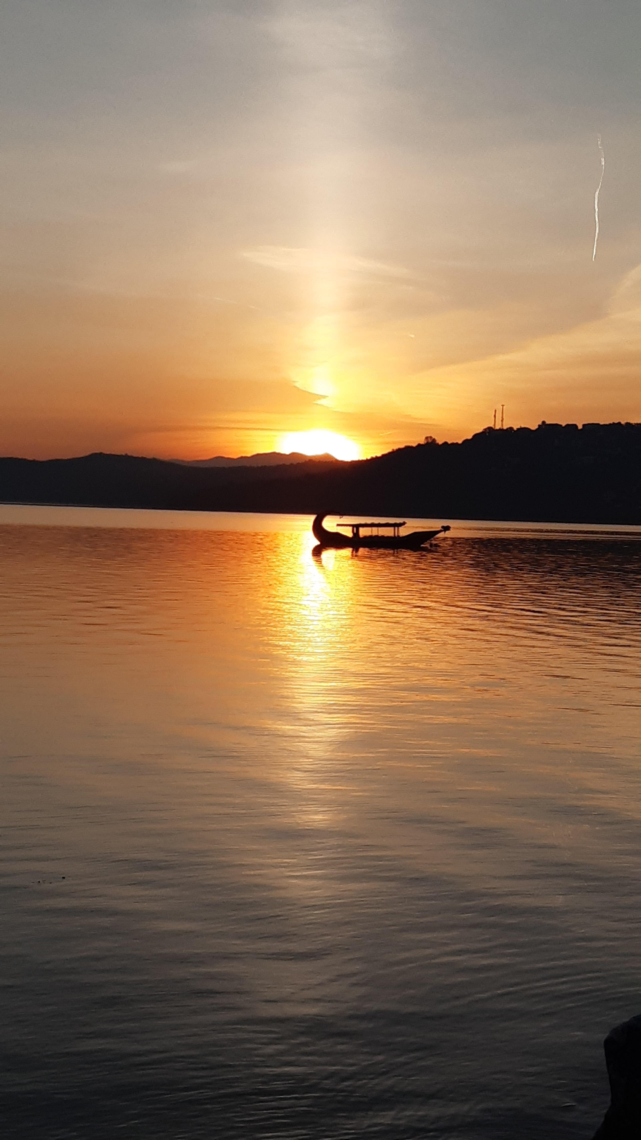 Sunrise on the Sapanca lake.