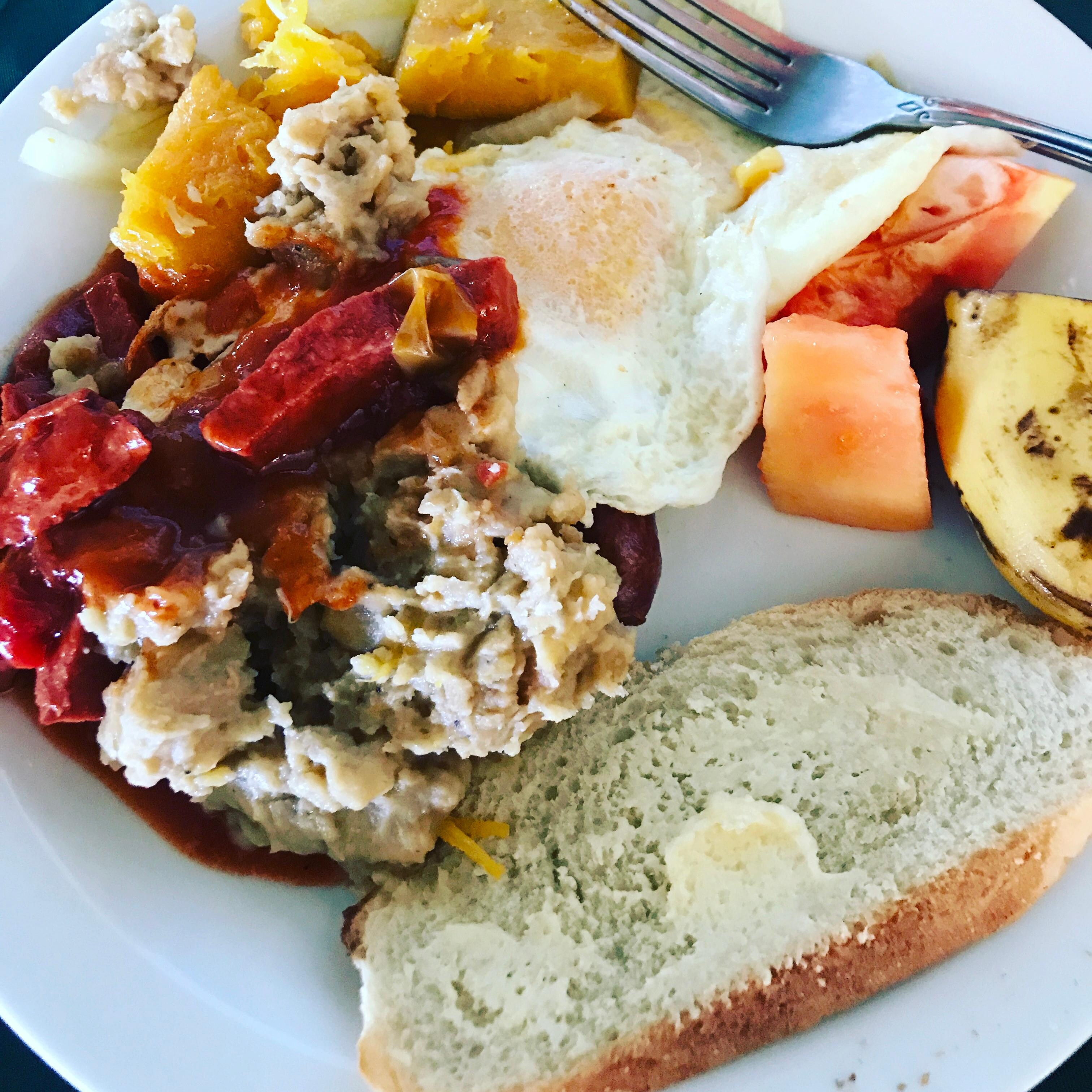 Breakfast was great omelettes made ala cart!