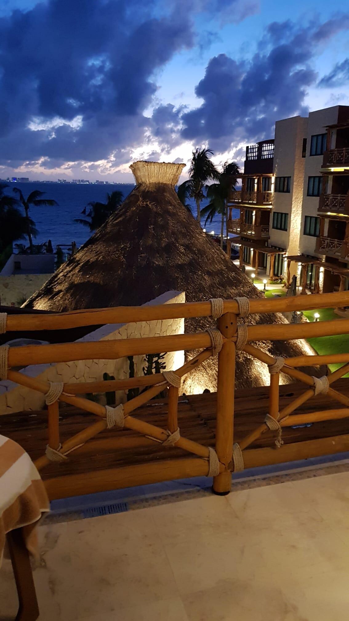 Die Sicht vonunserem Balkon aus 