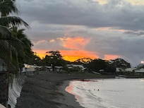 My own private beach at sunset, nice!