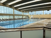 Pool with leaking roof