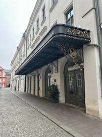 Front of hotel