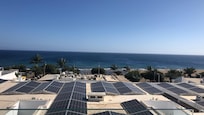 View from sea view apartment