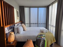Large comfy bed.