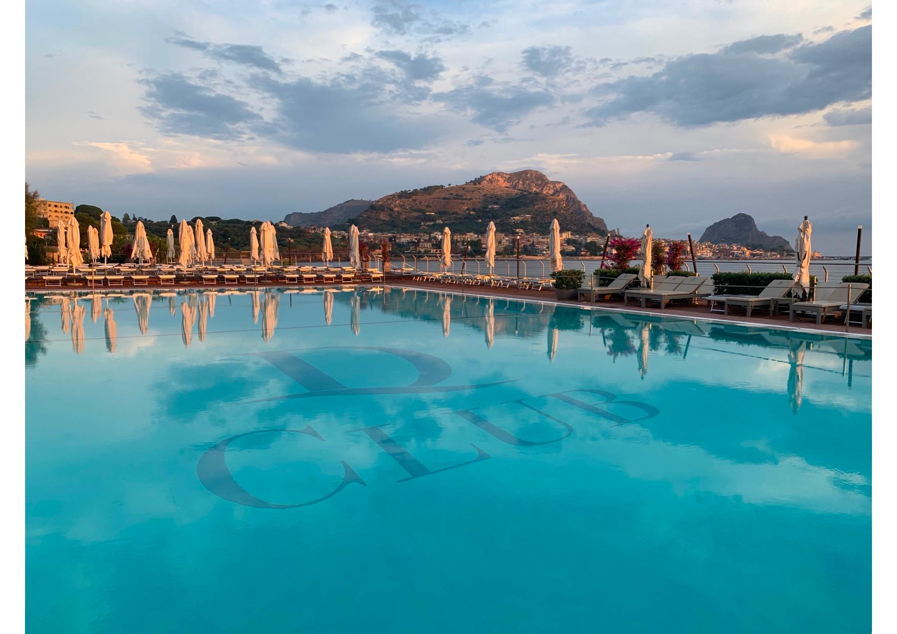 Salt water pool at Domina Zagrella.