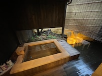 Private patio and onsen