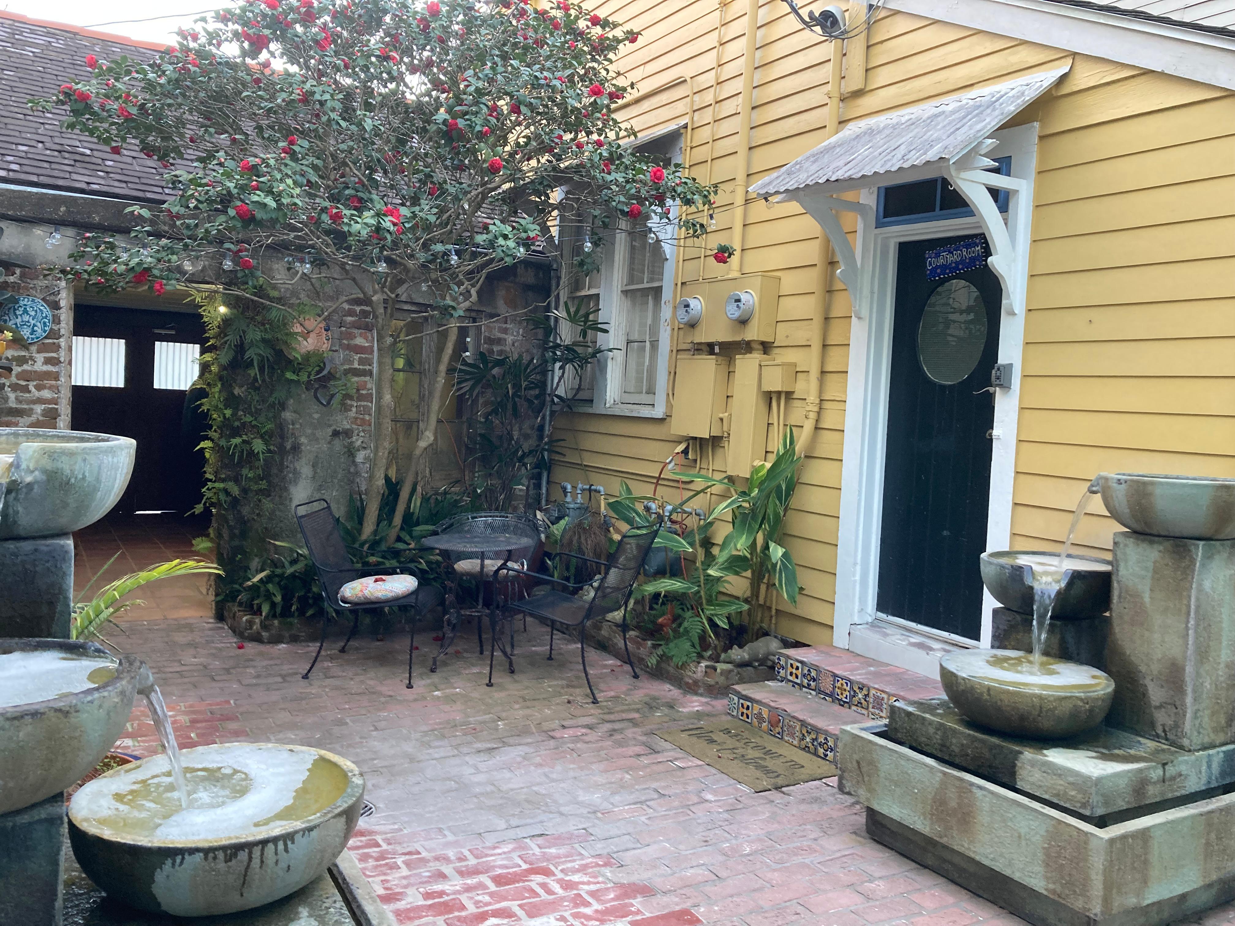 The entrance to our room, the Courtyard Room