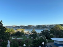 Aussicht vom Restaurant am Abend