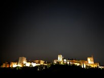 View of the Alhambra from the terrace