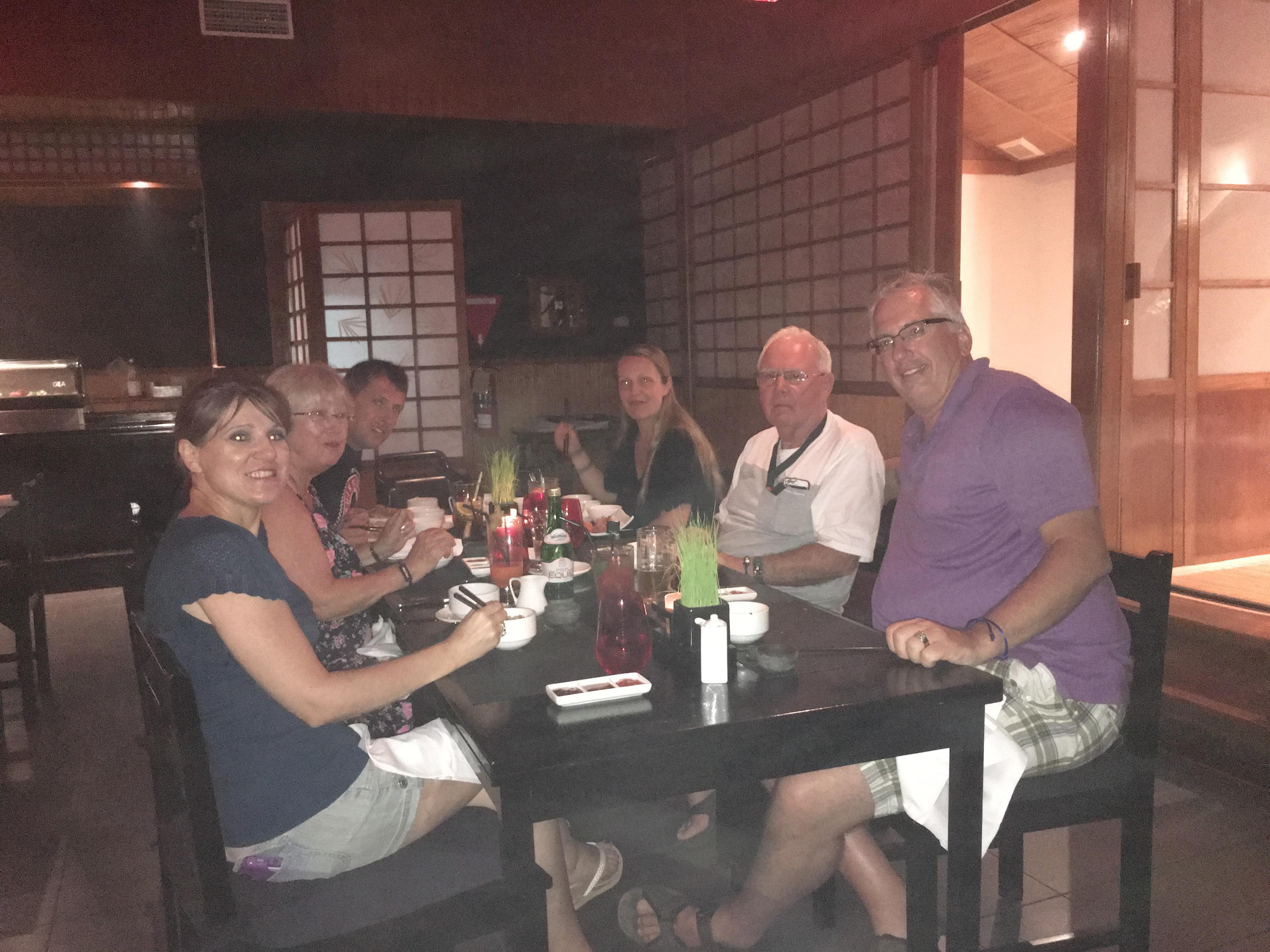 Dining at the Japanese restaurant often ...