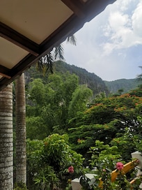 Vue du balcon de la chambre