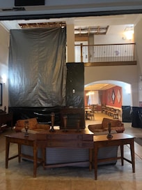 Lobby under construction
