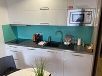 Fully functioning kitchen. Good for a bit longer stays.