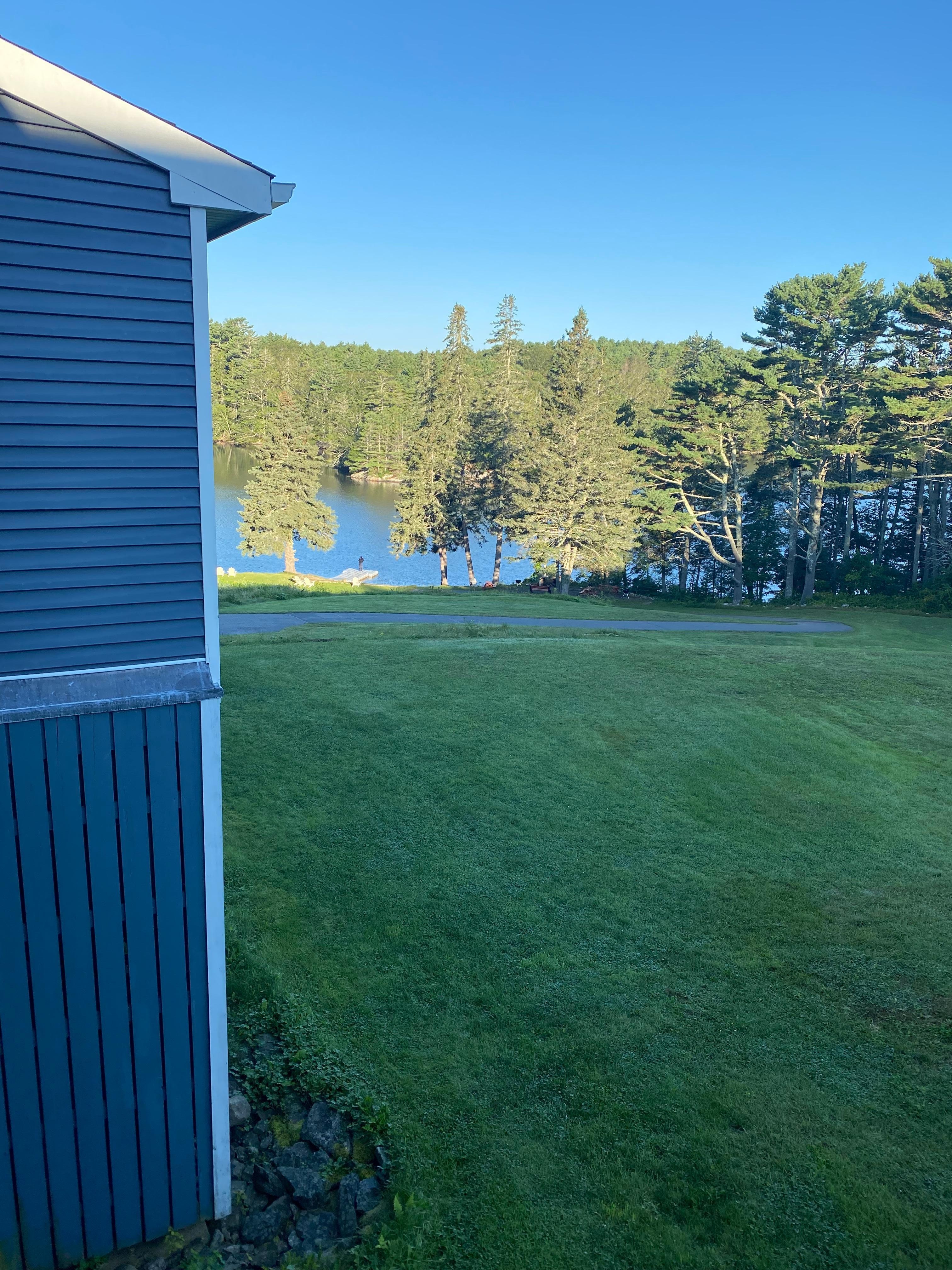 Morning view from our room