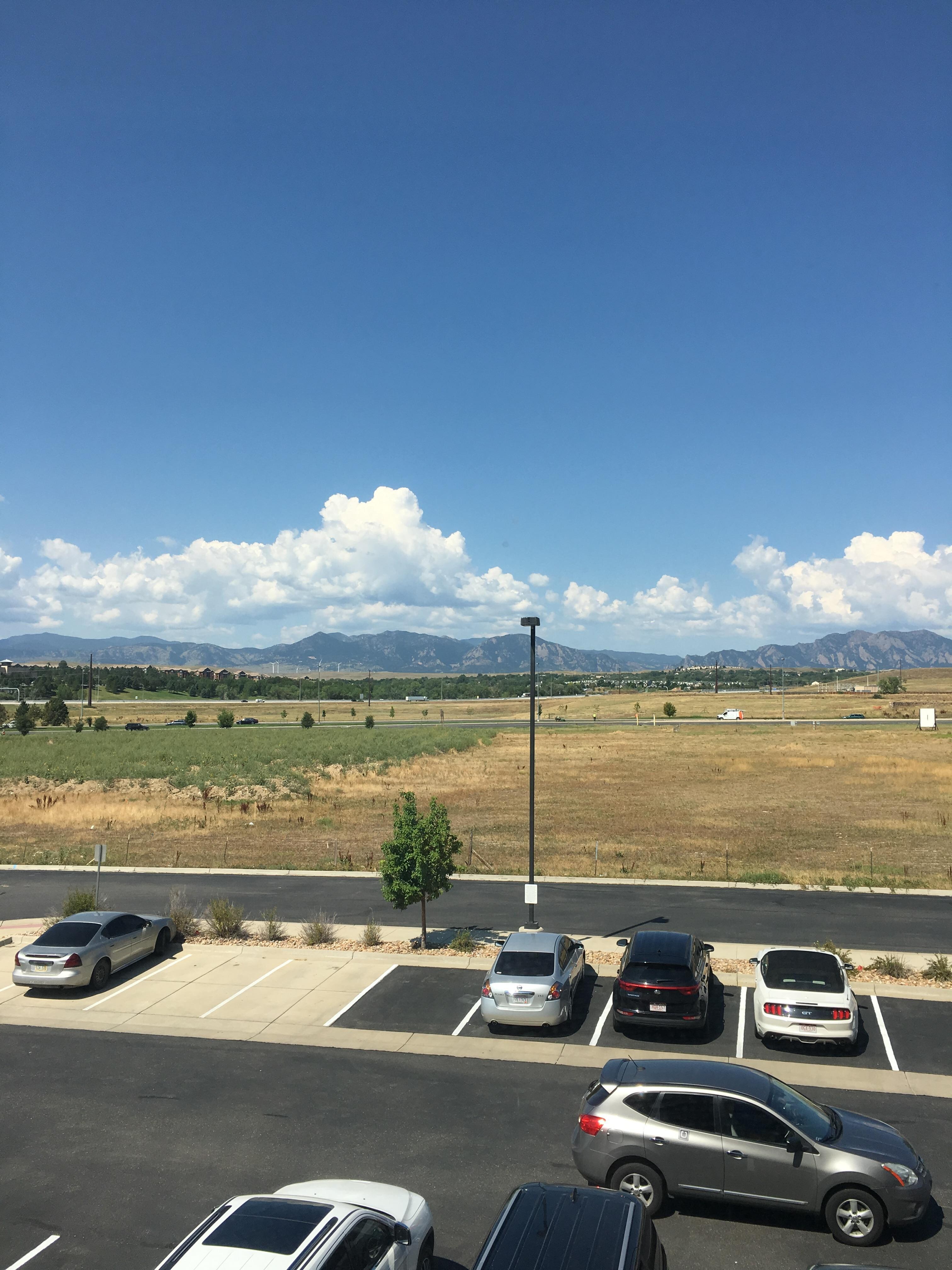View from room on second floor.