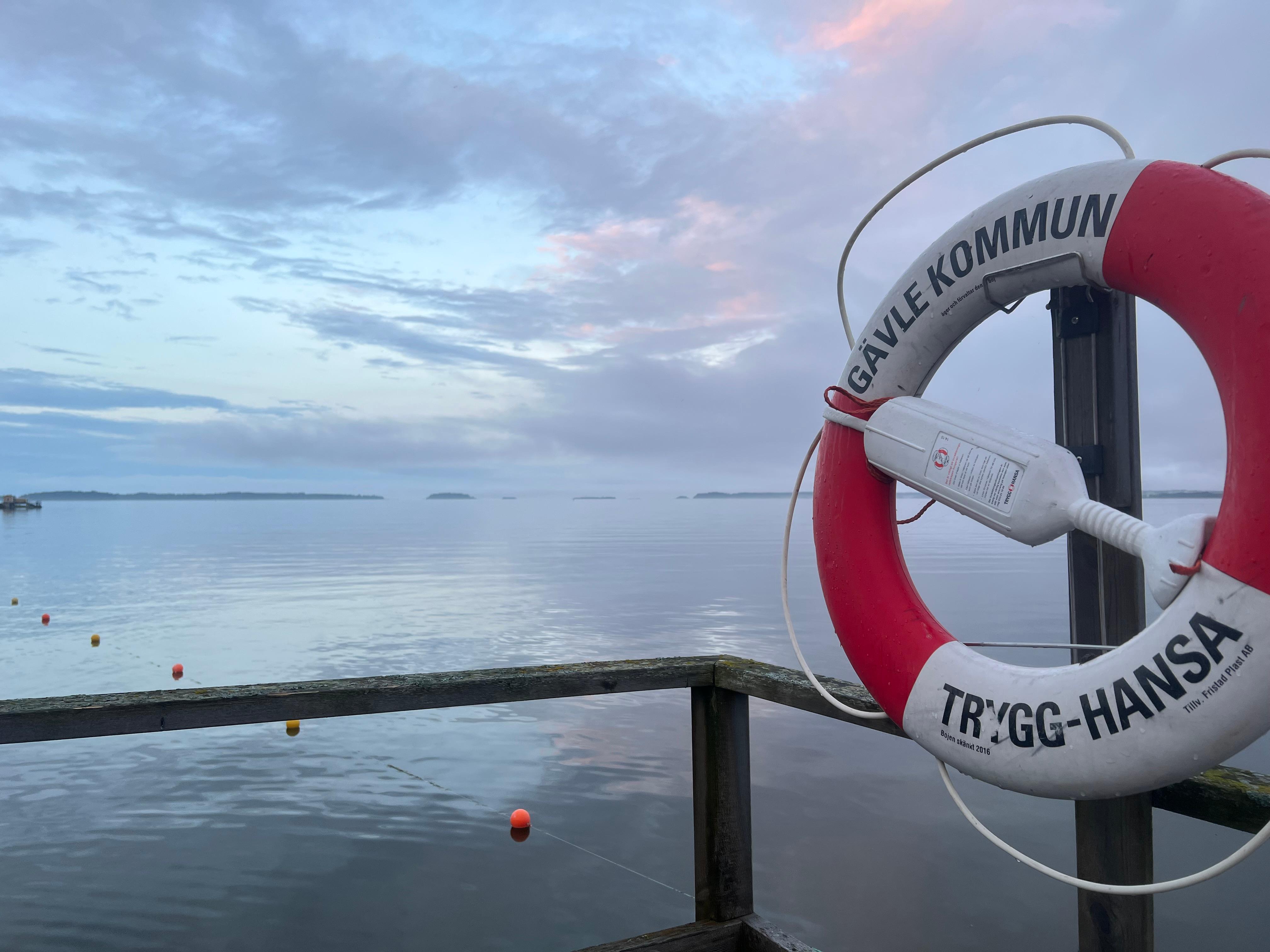 At the dock