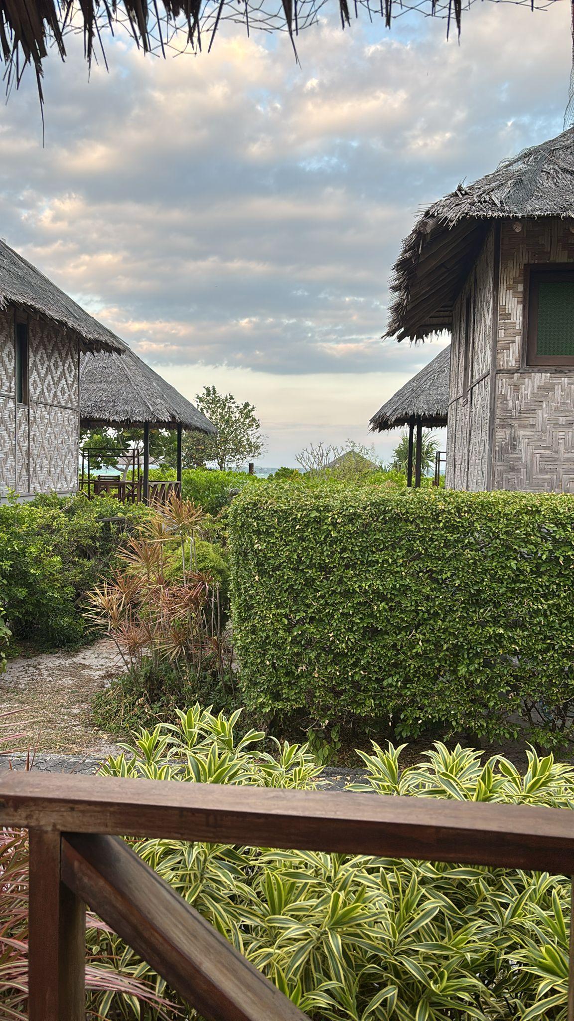 Sea view bungalow views