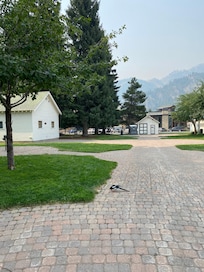 View from our room on the 2nd floor.