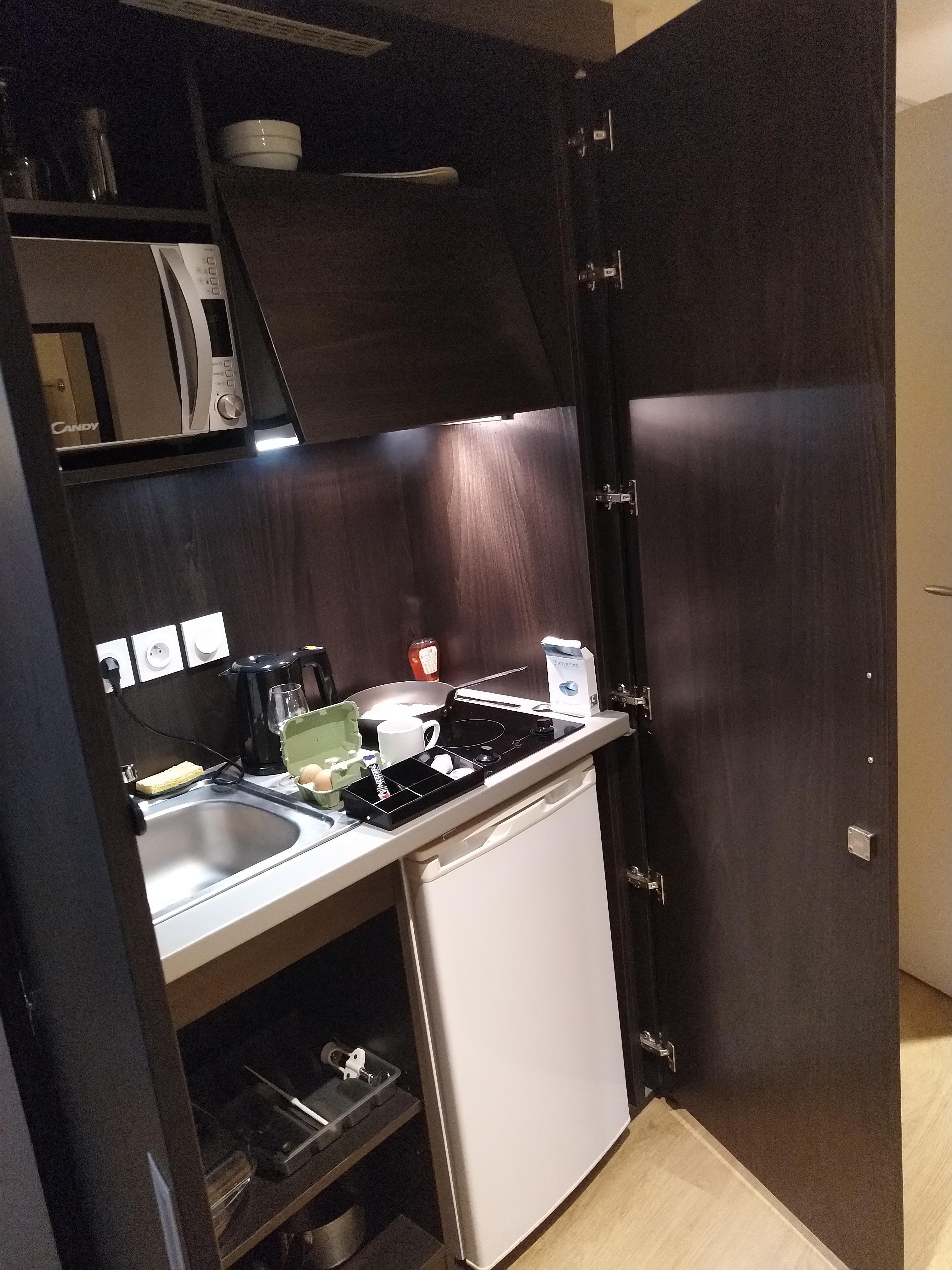 Keuken op de kamer